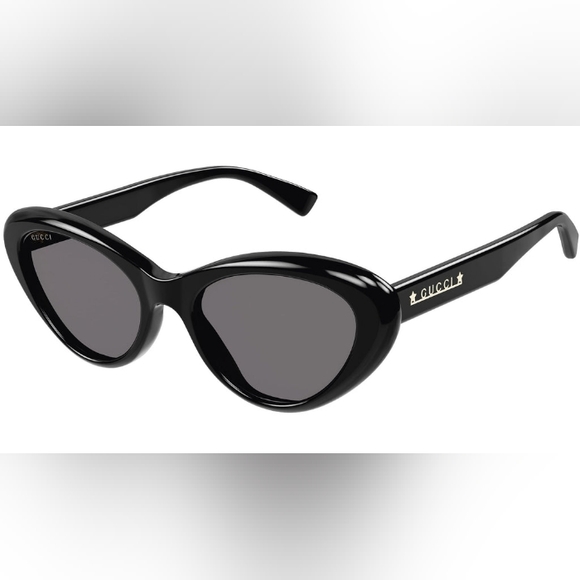 NEW GUCCI CAT-EYE WOMEN'S SUNGLASSES GG1170S 001 BLACK GUCCI EYEWEAR GG1170S - Picture 2 of 9
